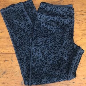 NWOT Blue Saks Fifth Avenue leopard leggings